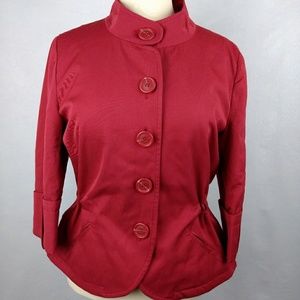 Chadwick's Collection jacket 3/4 sleeve red NICE